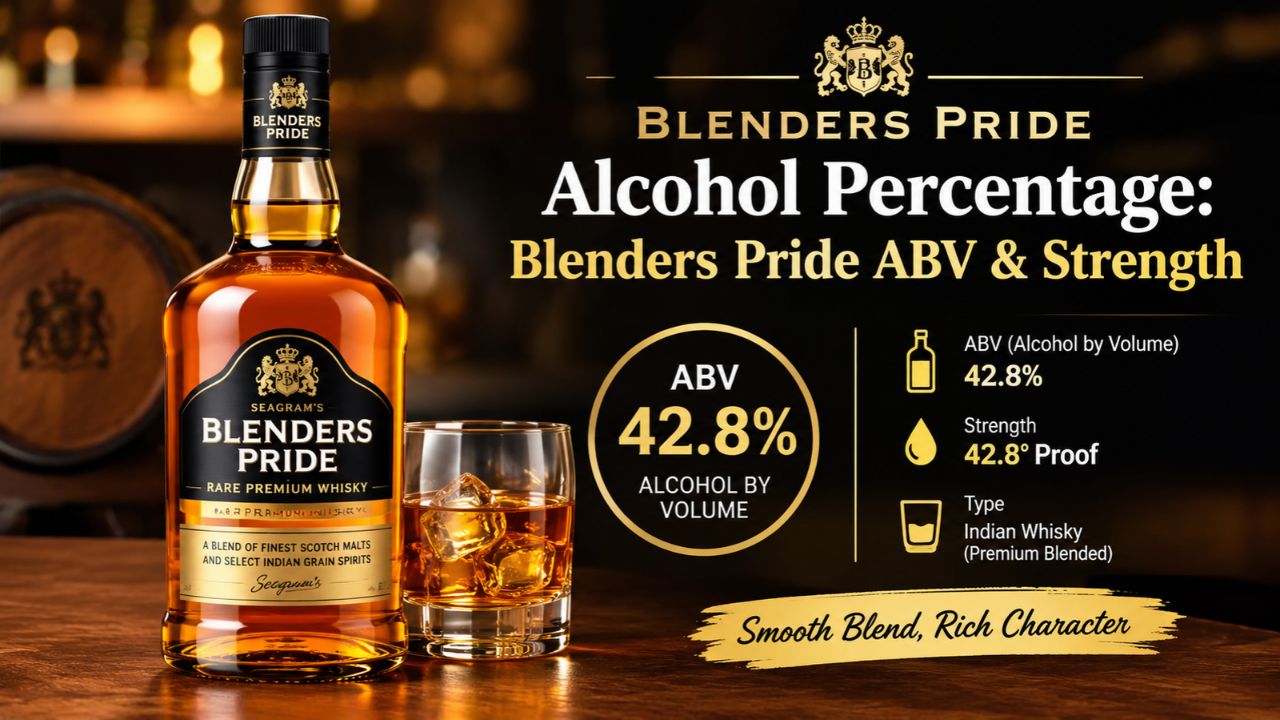 Blender Alcohol Percentage: Blenders Pride ABV & Strength