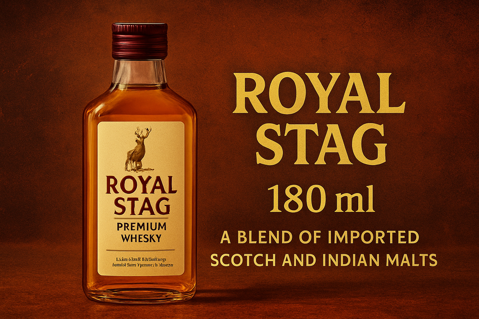 Royal Stag 180ml Cost and State-Wise Rates in India