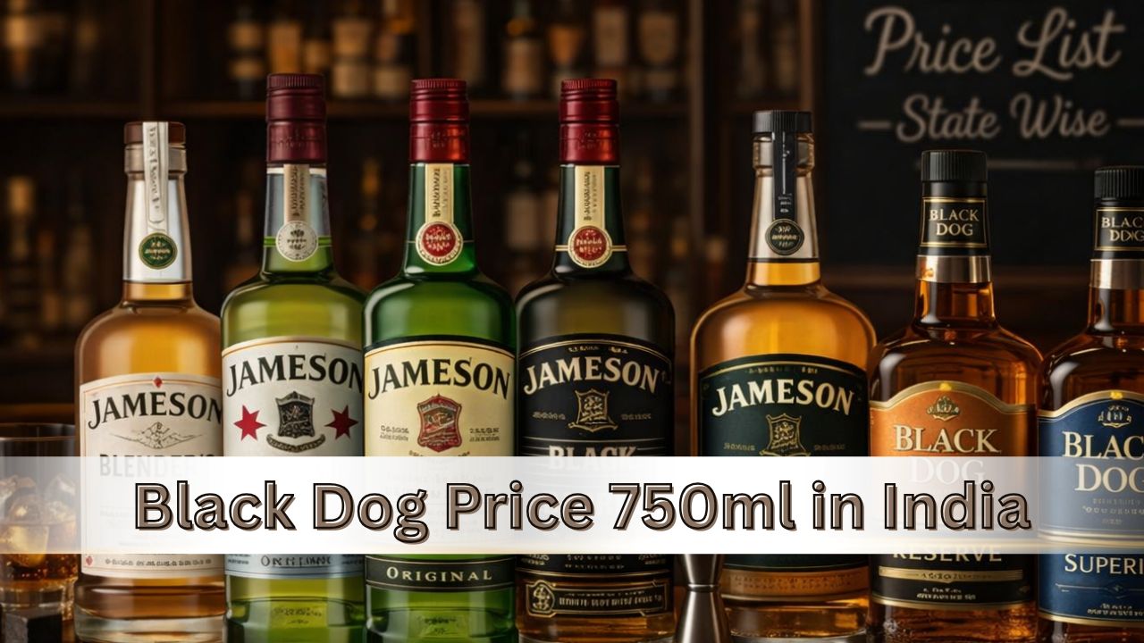 Black Dog Price 750ml in India (2026) – Latest State Wise Rates & Buying Guide