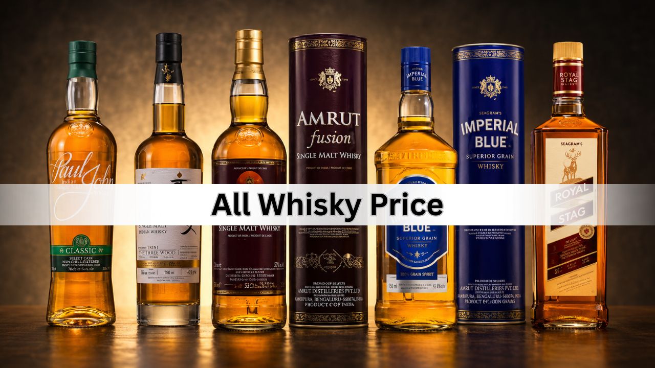 All Whisky Price in UP 750ml – Updated Whisky Rate List 2026