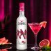 Pink Vodka Bottle