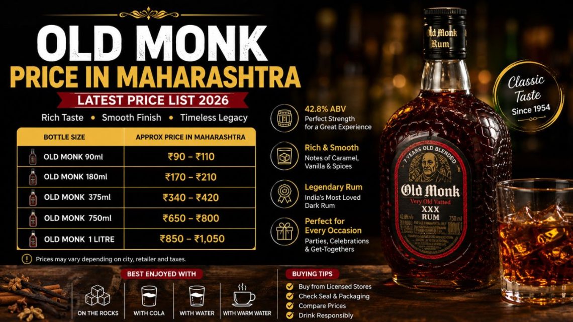 Old Monk Price in Maharashtra