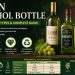 Green Alcohol Bottle