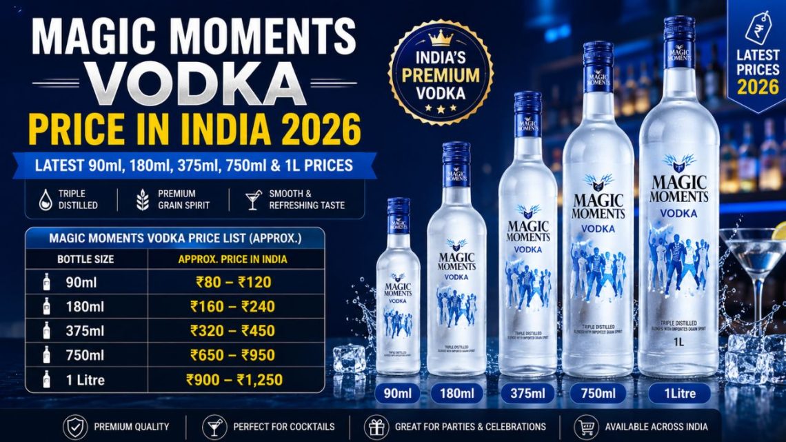 Magic Moments Vodka Price in India