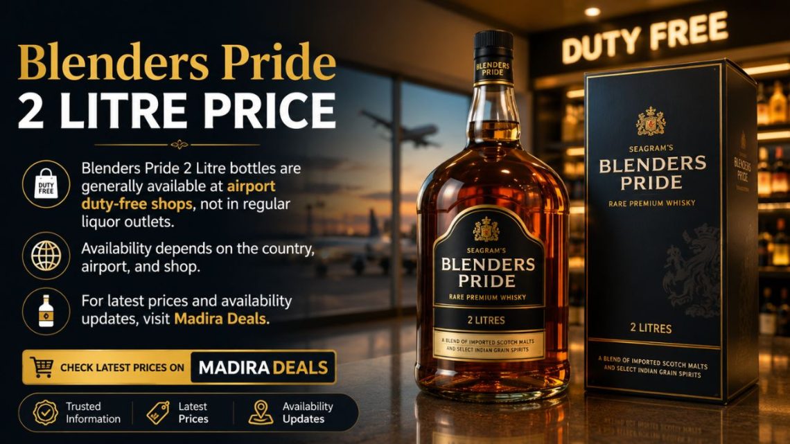 Blenders Pride 2 Litre Price in India 2026
